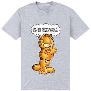 T-shirt Garfield Never Wrong