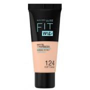 Soins visage Maybelline New York FIT ME MATTE+PORELESS foundation 124-...