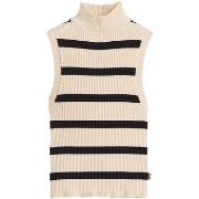 Pull Levis Tulip Mockneck Tank Redwood Stripe