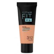 Soins visage Maybelline New York FIT ME MATTE+PORELESS foundation 312-...