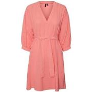 Robe Vero Moda ROBE VMPYE 3/4 ABK - GEORGIA PEACH / - M