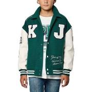 Veste enfant Kaporal - Veste teddy junior - verte