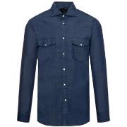 Chemise Tommy Hilfiger - Chemise effet jean - bleu foncé