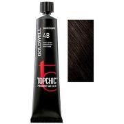 Soins cheveux Goldwell TOPCHIC permanent hair color 4B 60 ml