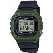 Montre Casio Montre Homme W-218H-3AVEF Noir Vert