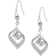 Boucles oreilles Lotus Boucles d'oreilles Silver goutte argent oxyde