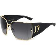 Lunettes de soleil Dsquared D2 0154/S Lunettes de soleil, Or/Gris, 73 ...