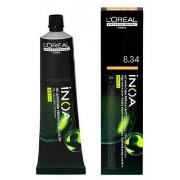 Soins cheveux L'oréal INOA coloration permanente sans ammoniaque 8.34 ...