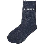 Chaussettes Sud Trading Une paire de chaussettes paillettes frileuse