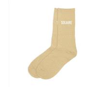 Chaussettes Sud Trading Paire de chaussettes Solaire pailletées beige