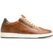 Baskets basses Redskins SAPHIR COGNAC+ECRU