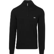 Sweat-shirt Lacoste Pull Zipper Noir