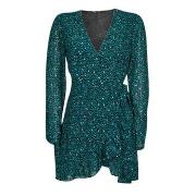 Robe courte Only ONLKACEY FR L/S WRAP DRESS PTM