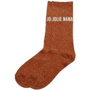 Chaussettes Sud Trading Paire de chaussettes paillettes jolie nana