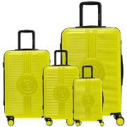 Valise Pierre Cardin ENSEMBLE DE 4 VALISES SATURN JAUNE FLUO