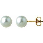 Boucles oreilles Brillaxis Boucles d'oreilles perles de culture or 6/6...