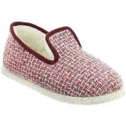 Chaussons Chausse Mouton - Charentaises COCO - Rouge - Taille