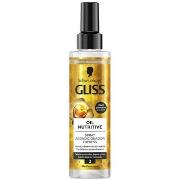 Soins cheveux Schwarzkopf GLISS OIL NUTRITIVE après-shampooing spray 2...