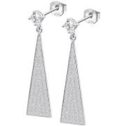 Boucles oreilles Lotus Boucles d'oreilles Silver Pyramide oxyde