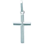 Pendentifs Brillaxis Pendentif Croix Chrétienne Argent Rhodié