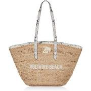 Sac à main Zadig &amp; Voltaire LE BEACH BAG VOLTAIRE BEACH marron cla...