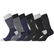 Chaussettes Serge Blanco Lot de 6 Paires de Chaussettes de ville coton...