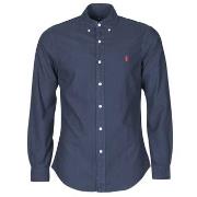 Chemise Polo Ralph Lauren CHEMISE AJUSTEE SLIM FIT EN OXFORD LEGER