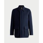 Manteau BOSS Manteau homme coupe classique en laine mélangée