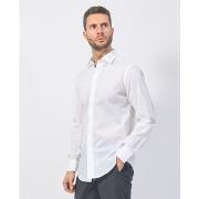 Chemise Gazzarrini Chemise bleue en coton à manches longues