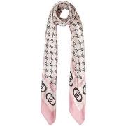 Echarpe Liu Jo Foulard rose avec logo