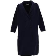 Manteau Molly Bracken Knitted coat navy blue ladies