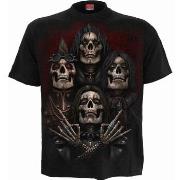 T-shirt Spiral Faces Of Goth