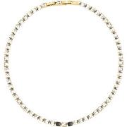 Bijoux Karl Lagerfeld Collier en acier et cristal