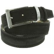 Ceinture Emporio Balzani ceinture en cuir suede noir