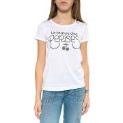 T-shirt Le Temps des Cerises TEMPS DES CERISES - T-shirt - blanc