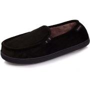 Chaussons Isotoner Chaussons mocassins Homme Noir