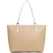 Sac à main LANCASTER Sac cabas epaule Ref 38652 Beige Ecru 32*28*15 cm