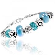 Bracelets Sc Crystal B1144-BLEU