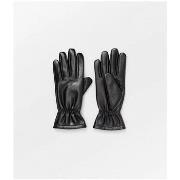 Chapeau Beck Sondergaard Becksondergaard Smooth Leather Gloves Black