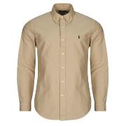 Chemise Polo Ralph Lauren CHEMISE DROITE CUSTOM EN OXFORD LEGER