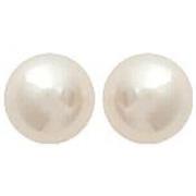 Boucles oreilles Brillaxis Boucles d'oreilles argent perle blanche 6 m...