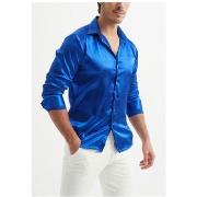 Chemise Kebello Chemise Satiné Bleu H