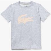 T-shirt enfant Lacoste T-shirt Garçon Tennis SPORT crocodile oversize ...