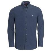 Chemise MCS CHEMISE ML HO - Marine - L