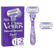 Soins rasage Gillette Rasoir Venus Swirl Smooth + 2 recharges