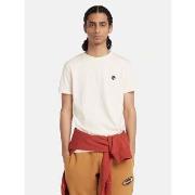 T-shirt Timberland TB0A2BPRV041 DUN-RIVER-WHITE SMOKE