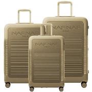 Valise Naf Naf Ensemble de 3 valises S/M/L NALA CHAMPAGNE