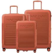 Valise Naf Naf Ensemble de 3 valises S/M/L NALA TERRACOTA