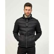 Blouson Yes Zee Veste modèle matelassé en noir