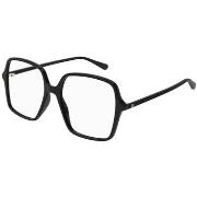 Lunettes de soleil Gucci GG1003O Cadres Optiques, Noir/Transparent, 53...